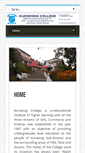 Mobile Screenshot of kurseongcollege.net
